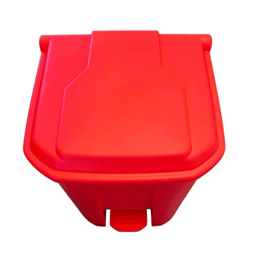 45 Litre Medical Clinical School Kitchen Garbage Trash Recycling Waste Hygienic Foot Pedal Plastic Bin - Premium BISS from Chabrias - Just £33.99! Shop now at Chabrias Ltd