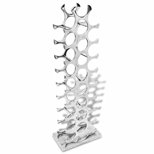 27 BOTTLE WINE RACK SOLID METAL