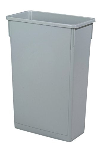 Grey Slim Recycling Bin - 87 Litre