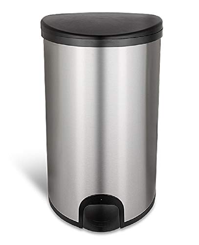 Chabrias Ltd Luxury Hygienic Trash Waste bin Toe Touch foot sensor 50L capacity No touch Hands Free pedal bin Stainless steel - Premium BISS from Chabrias - Just £54.99! Shop now at Chabrias Ltd