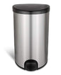 Chabrias Ltd Luxury Hygienic Trash Waste bin Toe Touch foot sensor 50L capacity No touch Hands Free pedal bin Stainless steel - Premium BISS from Chabrias - Just £54.99! Shop now at Chabrias Ltd