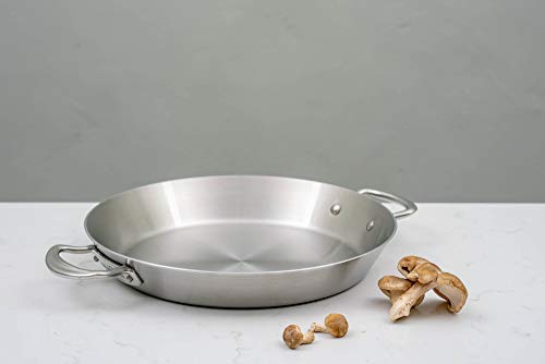 Classic Stainless Steel Paella Pan,