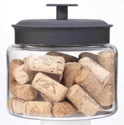 Anchor Hocking Montana Glass Coffee Cookie Biscuit Jar Container Storage & Lid 48oz - Premium Home from Chabrias Ltd - Just £19.99! Shop now at Chabrias Ltd