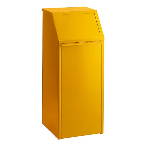 Sheet steel waste collector, capacity 70 l, WxHxD 408 x 1007 x 405 mm, red. - Premium Office Product from Chabrias Ltd - Just £189.99! Shop now at Chabrias Ltd