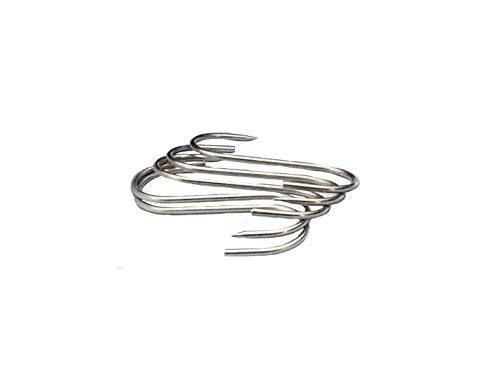 Pack of 10 S-Hooks for Meat Smoking - Premium Kitchen from Chabrias - Just £20.55! Shop now at Chabrias Ltd