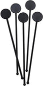 250 Black Cocktail Disk Stirrers - Premium Home from Chabrias Ltd - Just £7.49! Shop now at Chabrias Ltd