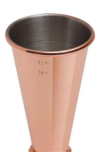 Copper Plated Stainless Steel Jigger Measure by Chabrias LTD - Premium Kitchen from Chabrias Ltd - Just £11.99! Shop now at Chabrias Ltd