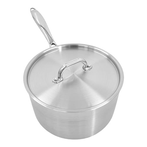 Chabrias Ltd Stainless Steel Chef Pan 10"/26cm Frying Pan Non Stick Cooking Pan Tri-Ply Compatible with All Heat Sources Inc Induction PFOA-Free British Made - Premium Kitchen from Chabrias - Just £29.99! Shop now at Chabrias Ltd