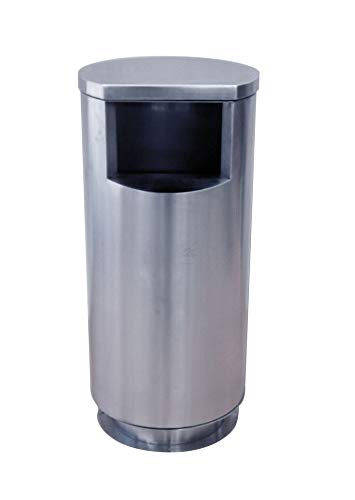 Stainless Steel Outdoor Bin With Galvanised Liner