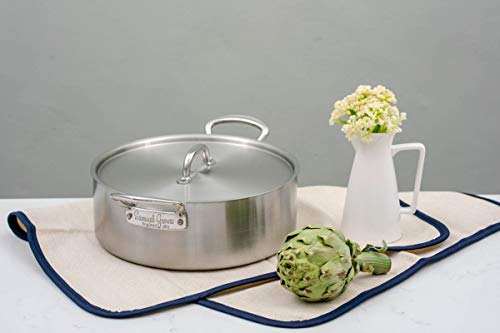 Stainless Steel Saute Pan, With Side Handles, 26cm