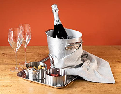 Deluxe Aluminium Stainless Steel Champagne Ice Bucket & Wine Coolers by Samuel Groves, British Made - Premium SAM from Chabrias - Just £29.99! Shop now at Chabrias Ltd