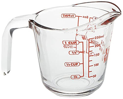 Anchor Hocking - 8 oz Measuring Cup - Premium Kitchen from Anchor Hocking - Just £5.99! Shop now at Chabrias Ltd