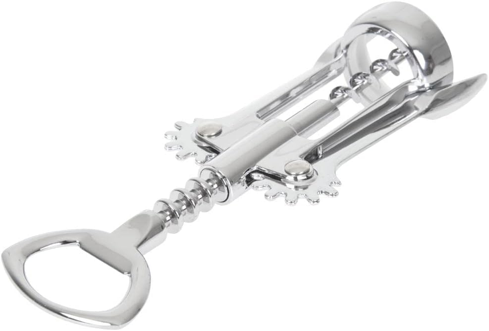 Premium Twin Lever Corkscrew, Chrome