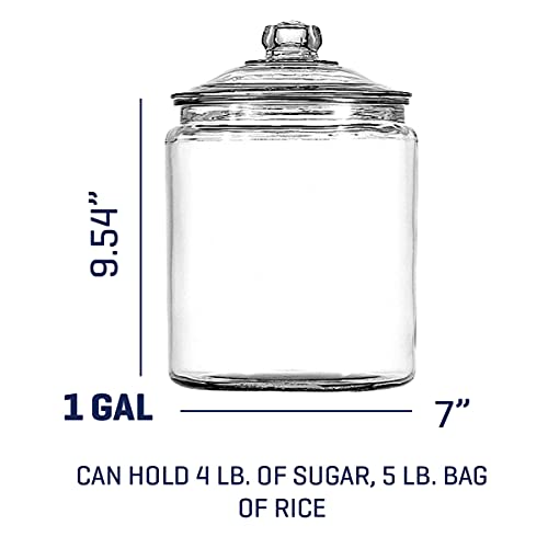 Anchor Hocking Clear Storage Jar, 1 Gallon