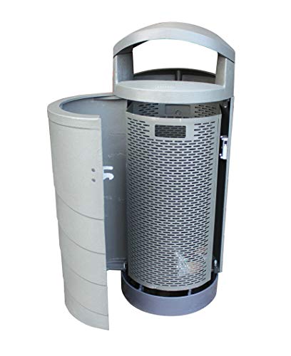 Cowl Top Millenium Bin With Basket, 80L