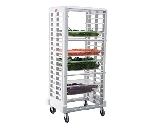 Food storage cart 17 racks off white by Chabrias Ltd - Premium Home from Chabrias Ltd - Just £499.99! Shop now at Chabrias Ltd