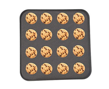 2X 31cm Square Oven Baking Tray, Superior Double Coated Non Stick, Made in England - Premium Kitchen from Chabrias Ltd - Just £11.99! Shop now at Chabrias Ltd