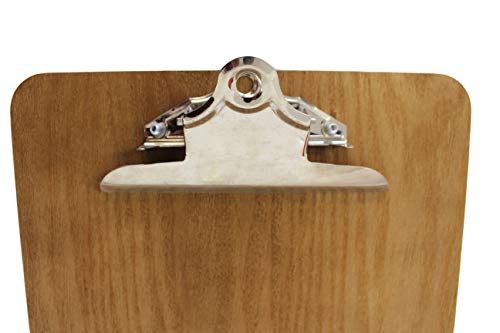 A4 Wooden Clipboard Menu Holder with Dark Oak finish (240mm x 340mm) by Chabrias Ltd - Premium Office Product from Chabrias Ltd - Just £7.85! Shop now at Chabrias Ltd