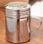 Stainless Steel 10oz Dredger Shaker with Handle - Ideal for Sugar, Salt, Icing Sugar, Flour, Chocolate, Cappuccino, Cocoa, Mince Pies, Pancakes - Premium Kitchen from Chabrias - Just £5.99! Shop now at Chabrias Ltd