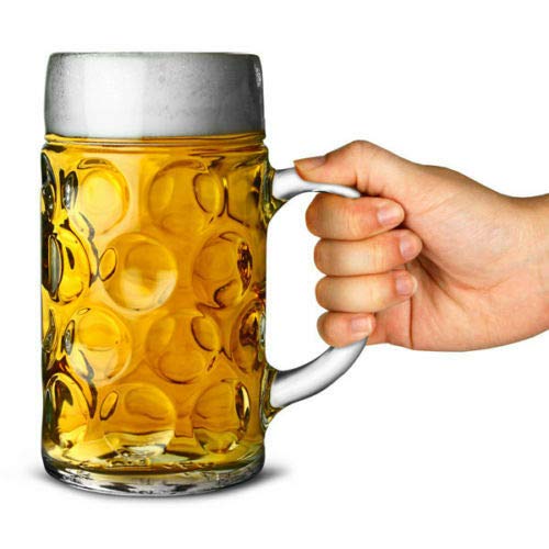 Beer Stein Glass, 2 Pints