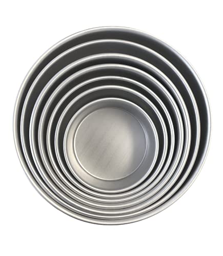 Chabrias Ltd Professional Silver Anodised Aluminium Round Deep Cake Pan Tin - Premium Kitchen from Chabrias Ltd - Just £9.99! Shop now at Chabrias Ltd