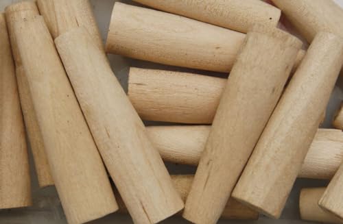 Hardwood Spile for Cask Beer 58mm - Pack of 50 | UK Made Beechwood Cask Spiles for Brewing - Premium Kitchen from Chabrias Ltd - Just £11.99! Shop now at Chabrias Ltd