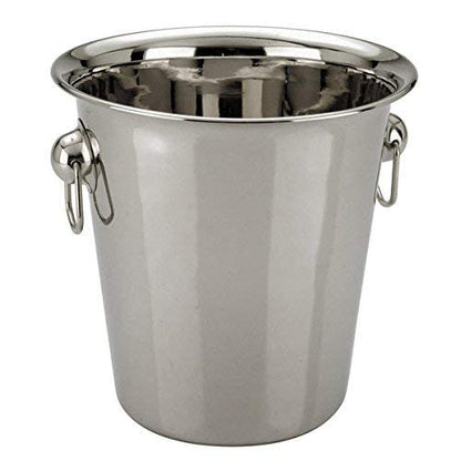 Champagne Wine Ice Bucket 5 Litre in High Polished Stainless Steel Made in England by Chabrias LTD - Premium Kitchen from Chabrias Ltd - Just £8.95! Shop now at Chabrias Ltd