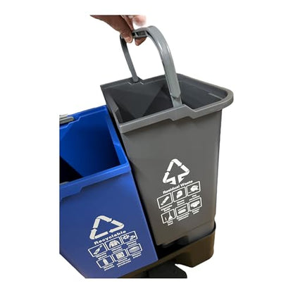 Dual Recycling Bin - Premium BISS from Chabrias Ltd - Just £24.99! Shop now at Chabrias Ltd