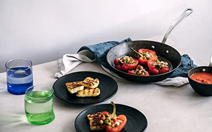 Carbon Steel Frying Pan with Handle - Premium Kitchen from Samuel Groves - Just £34.99! Shop now at Chabrias Ltd