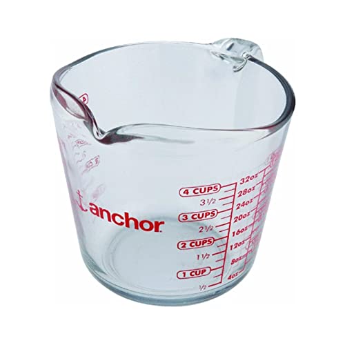 Anchor Hocking Measuring Jug, 1.0 Litre Tempered Glass - Premium Home from Chabrias Ltd - Just £11.98! Shop now at Chabrias Ltd