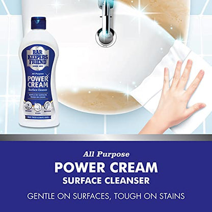 Bar Keepers Friend All Purpose Power Cream, 350ML - Premium Home Improvement from Bar Keepers - Just £5.13! Shop now at Chabrias Ltd