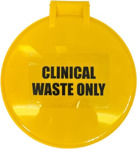 12 Litre 6 Pack Yellow Medical Clinical Recycling Commercial, Home, School Utility Waste Trash Pedal Bin - Premium BISS from Chabrias - Just £129.99! Shop now at Chabrias Ltd