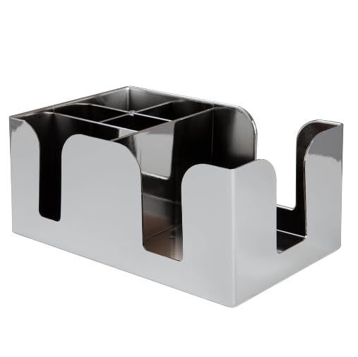 Plastic Bar Organiser, Chrome