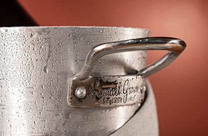 Deluxe Aluminium Stainless Steel Champagne Ice Bucket & Wine Coolers by Samuel Groves, British Made - Premium SAM from Chabrias - Just £29.99! Shop now at Chabrias Ltd