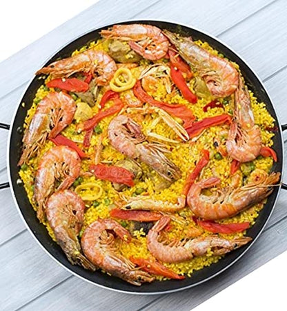 Carbon Steel Paella Pans - Premium Kitchen from Samuel Groves - Just £59.99! Shop now at Chabrias Ltd