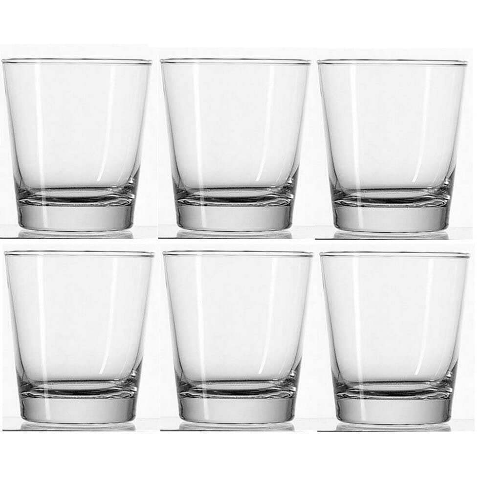 Anchor Hocking 6X 13 Oz. Heavy Base Double Rocks Glass, Tumbler, Glass - Premium Home from Chabrias Ltd - Just £14.99! Shop now at Chabrias Ltd