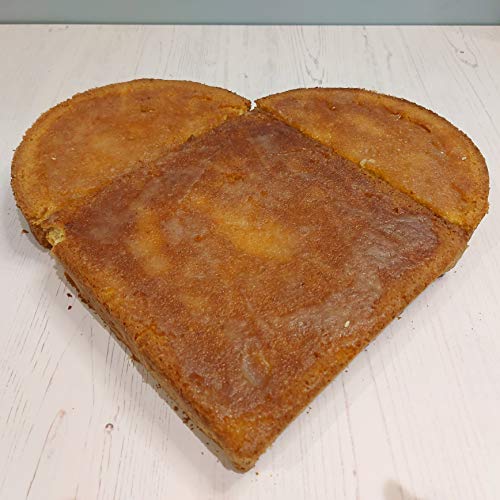 8" (20cm) Square & Round Cake Brownie Cookie Dough Tin Set Non Stick Create Valentines Love Heart - Premium Kitchen from Chabrias Ltd - Just £6.99! Shop now at Chabrias Ltd