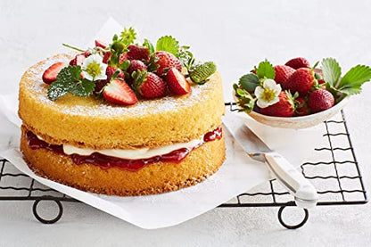 Samuel Groves 2X 8 (20cm) Birthday Victoria Sandwich Cake Tin Non Stick Fixed Base Made in England - Premium Home from Chabrias Ltd - Just £9.49! Shop now at Chabrias Ltd