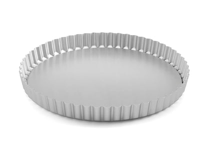 Samuel Groves 1817 Fluted Flan Silver Anodised Loose Base - Premium Kitchen from Mermaid - Just £16! Shop now at Chabrias Ltd