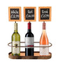 Wine Rack Bottle Holder Display Chalk Board - Premium Kitchen from Chabrias Ltd - Just £24.99! Shop now at Chabrias Ltd