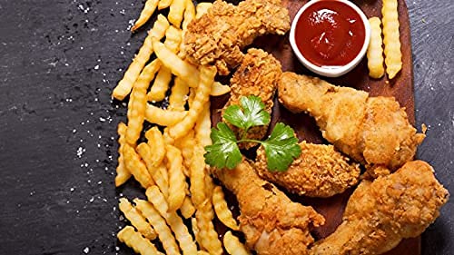 12" BBQ Open Frying Vegetable Pan Stainless Steel Cooking Fried Chicken Chip Fries Basket Tool - Premium Kitchen from Chabrias - Just £9.99! Shop now at Chabrias Ltd