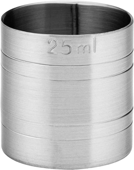 Stainless Steel Copper Thimble Bar Pub Club Spirit Measure CE Marked Chabrias Ltd (25ml, Stainless Steel) - Premium Grocery from Chabrias Ltd - Just £4.99! Shop now at Chabrias Ltd