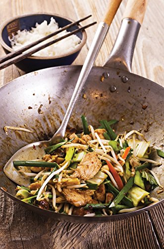 Chinese Iron Wok, 16" - Premium Home from Chabrias - Just £12.99! Shop now at Chabrias Ltd