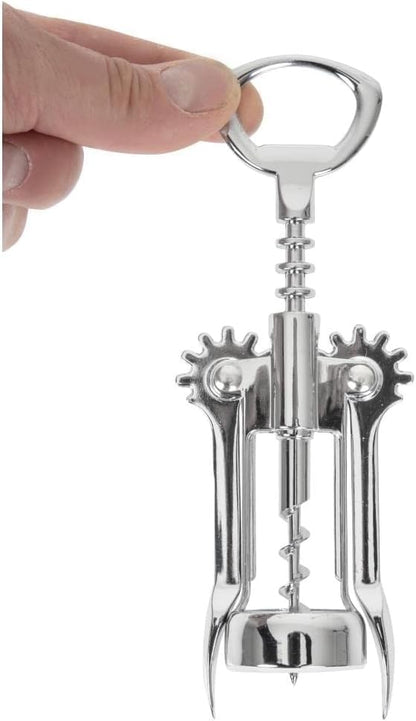 Premium Twin Lever Corkscrew, Chrome - Premium Kitchen from Chabrias Ltd - Just £5.99! Shop now at Chabrias Ltd