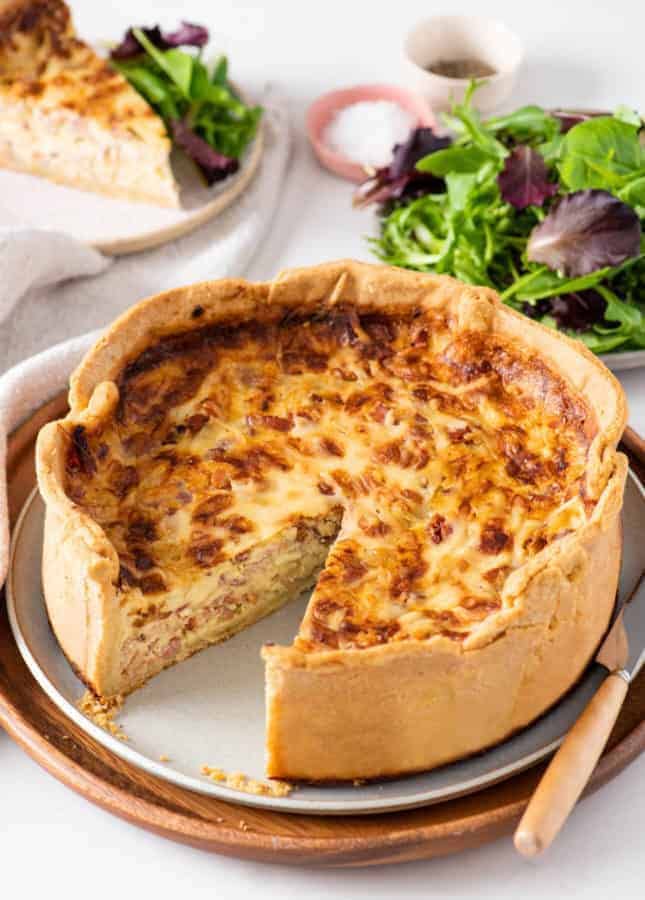 4X 6" British Non-Stick Round Quiche Tins