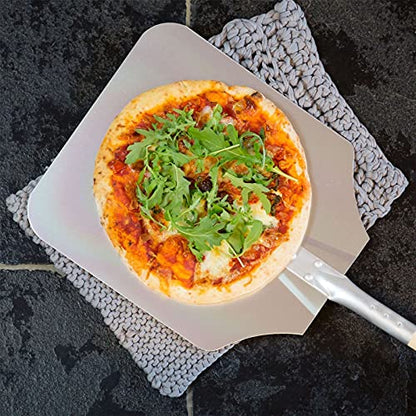 Samuel Groves Professional Aluminium Pizza Paddle Spade with Wooden Handle Traditional Style Oven Pizza - Premium Kitchen from Samuel Groves - Just £15.49! Shop now at Chabrias Ltd