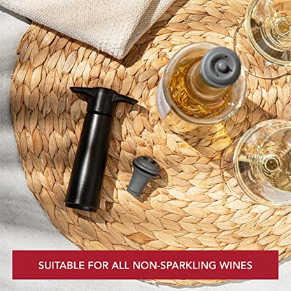 Vacuum Wine Stopper & Vacuum Pump Gift Set - Premium Home from Chabrias - Just £14.39! Shop now at Chabrias Ltd